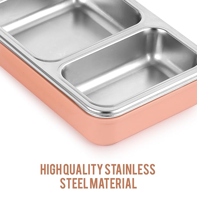 Cello Duo Medium Insulated Lunch Box with Stainless Steel Inner