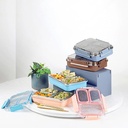 Cello Duo Medium Insulated Lunch Box with Stainless Steel Inner