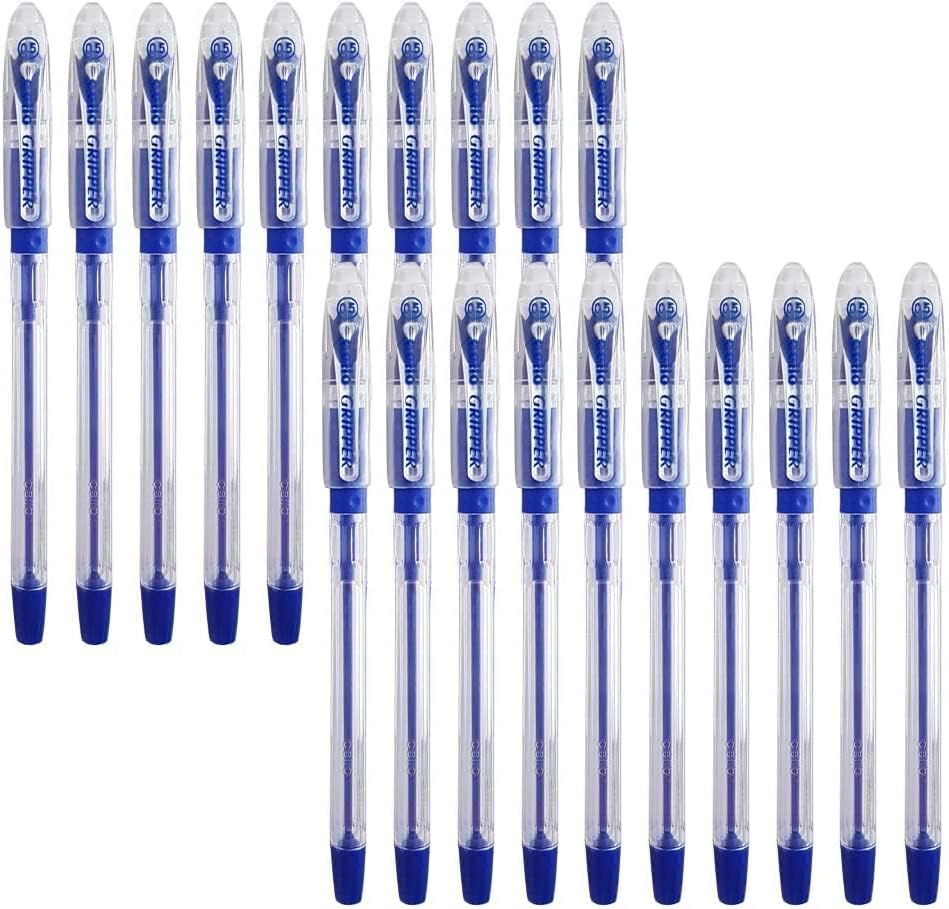 Cello Gripper Ball Pen Blue (Pack Of 10)