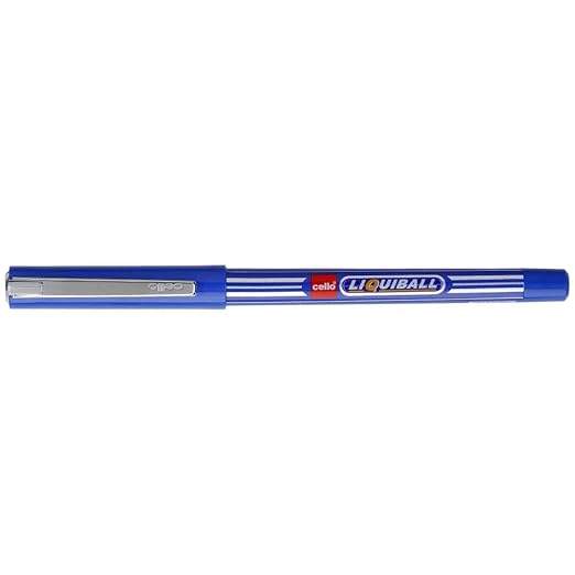 Cello Liquiball Ball Pen Blue Colour 1mm (Pack Of 10)