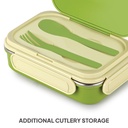 Cello Maclunch Insulated Lunch Box with 2 Containers Stainless Steel Inner