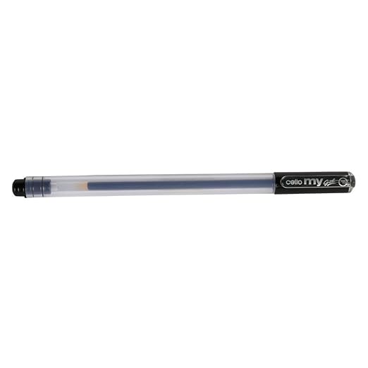 Cello My Gel Pen Black (Pack Of 5)