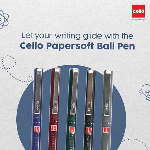 Cello Papersoft Ball Pen Blue 0.7mm
