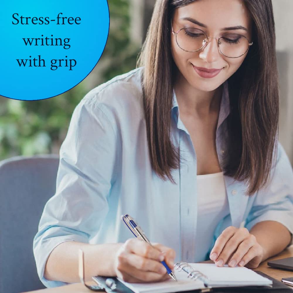 Cello Pin Point Ball Pen Blue 0.6mm (Pack Of 10)