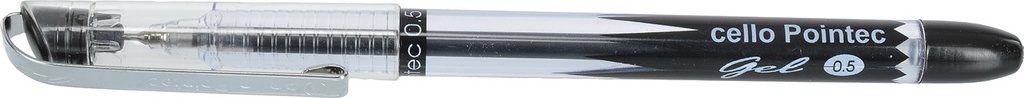 Cello Pointec Gel Pen Black Colour 0.5mm (Pack Of 1)