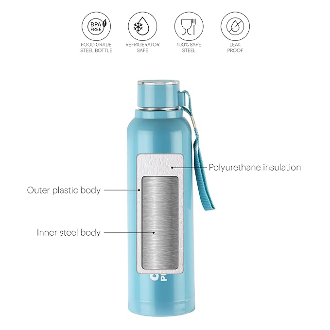 Cello Puro Steel-X Benz Water Bottle 900ml