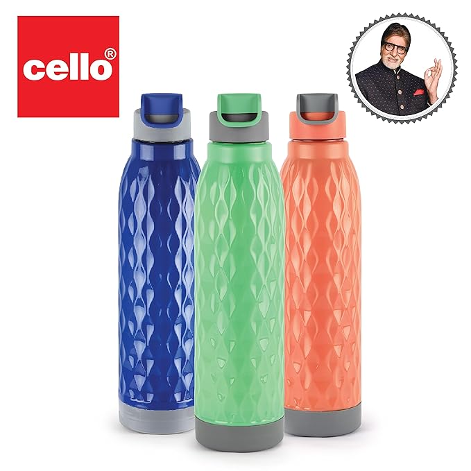Cello Puro Wave Plastic Water Bottle 900ml