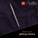 Cello Signature Creme Ivory Ball Pen Blue 0.7mm