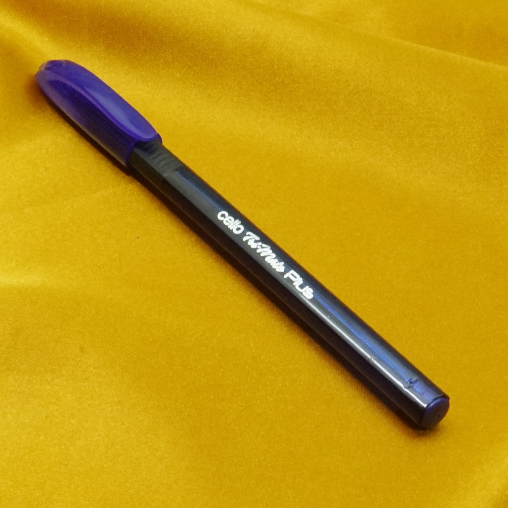 Cello Tri-mate Plus Ball Pen Blue (Pack Of 5)