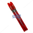 Cello Tri-mate Plus Ball Pen Red (Pack Of 5)