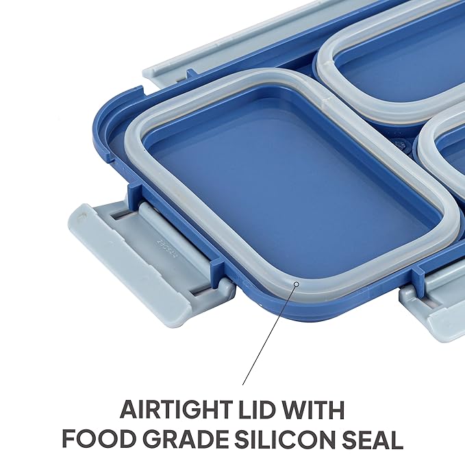 Cello Zoom-3 Insulated Lunch Box with Stainless Steel Inner