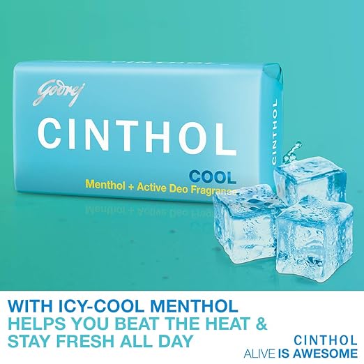 Cinthol Cool Soap 100 gm (Pack of 5)