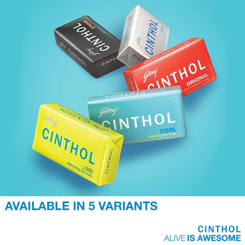 Cinthol Cool Soap 100 gm (Pack of 5)