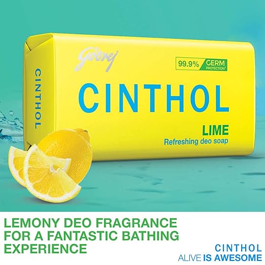 Cinthol Lime Soap-Pack of 5