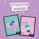 Classmate Spiral Long Notebook A4 Single Line 180 Pages (Pack of 1)