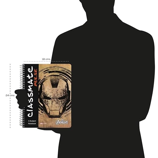 Classmate Spiral Note Book A4 Size 250 Pages (Pack of 1)