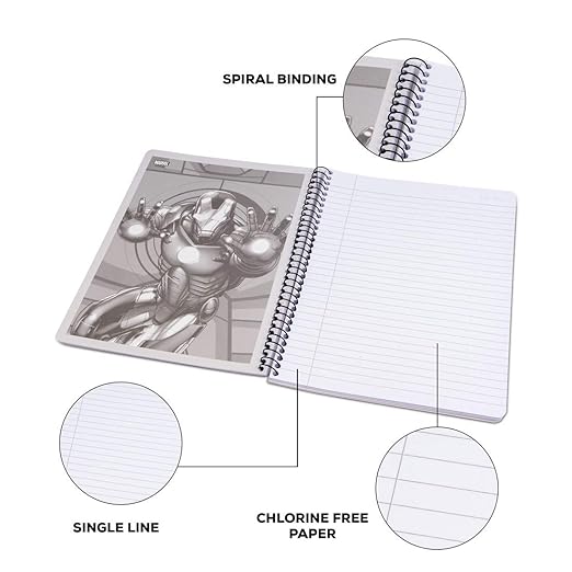 Classmate Spiral Note Book A4 Size 250 Pages (Pack of 1)