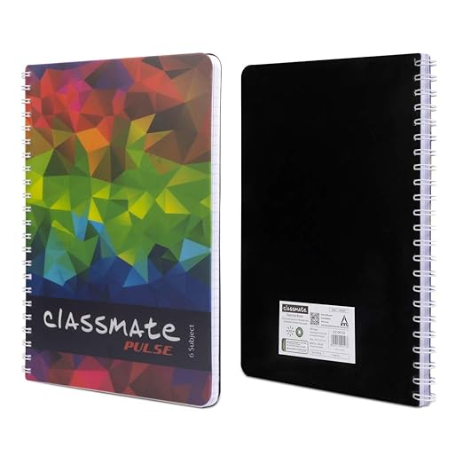 Classmate Spiral Long Notebook (Chopda) A4 Single Line 302 Pages (Pack of 1)