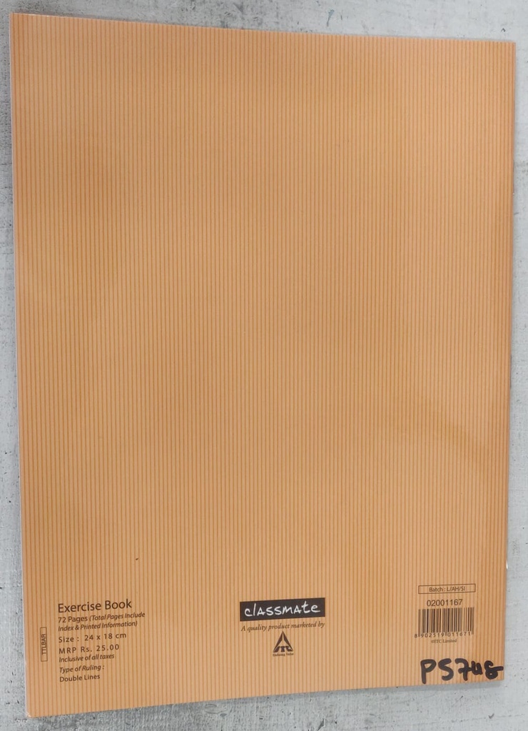 Classmate Dynamic Notebook Double Line 72 Pages (Pack of 1)