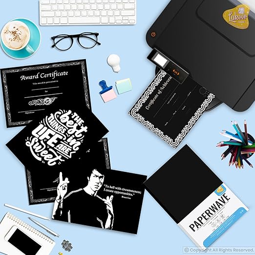 Pastel Paper Black Colour A3 Size 160 Gsm (Pack Of 20)