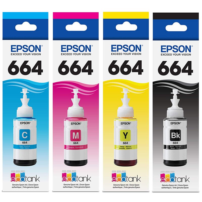 Epson Ink 664 Yellow 70ml (Original Bottle)