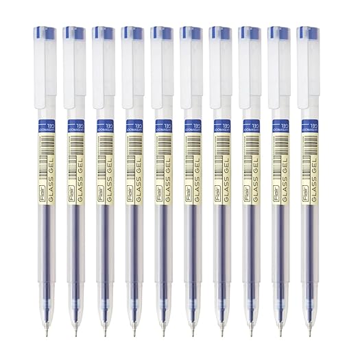 Flair Glass Ball Pen Blue (Pack Of 10)