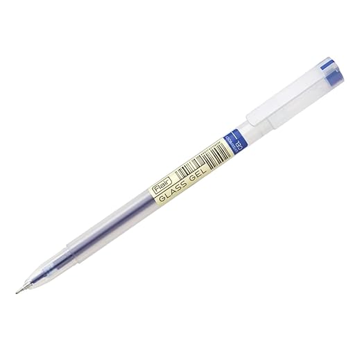 Flair Glass Ball Pen Blue (Pack Of 10)