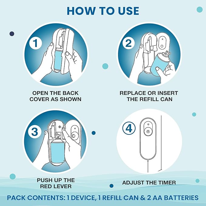 Godrej Aer Matic Kit Room Freshener (Machine+1 Refill) Cool Surf Blue