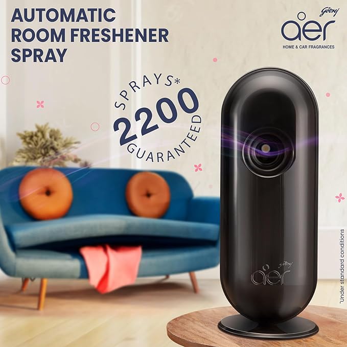 Godrej Aer Matic Kit Room Freshener (Machine+1 Refill) Violet Valley Bloom