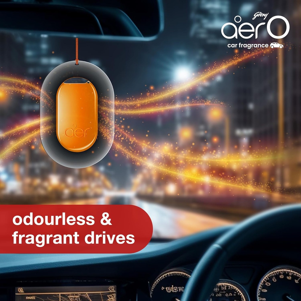 Godrej Aer O Hanging Car Air Freshener-Cool Aqua