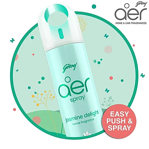 Godrej aer Spray Room Freshener Flavour: Jasmine Delight