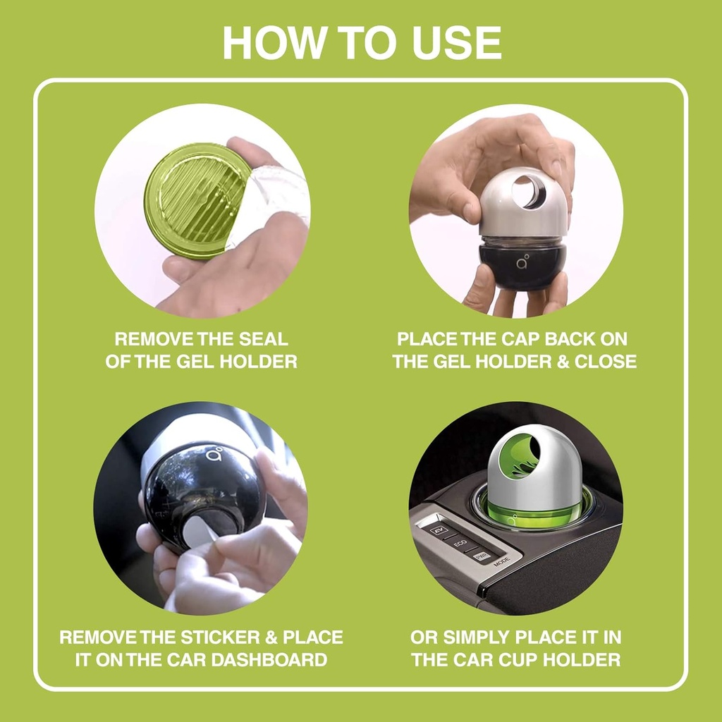 Godrej Aer Twist, Car Air Freshener-Cool Surf Blue