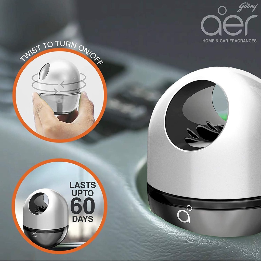 Godrej Aer Twist, Car Air Freshener-Cool Surf Blue