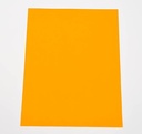 Fluorescent Sticker Papers, A4 Size, Golden Yellow Colour, Self Adhesive Sticker Label Sheets (Pack Of 100)