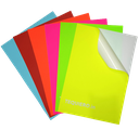 Fluorescent Sticker Papers, A4 Size, Golden Yellow Colour, Self Adhesive Sticker Label Sheets (Pack Of 100)