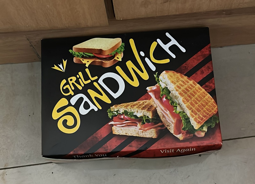 Grill Sandwich Box 7x5x2.5 Inch (Pack Of 100)
