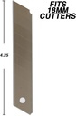 Infinity Paper Cutter Blade Big Size 18mm (Pack Of 10)