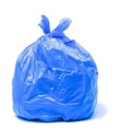Blue Colour Jumbo Plastic Carry Bag, 27x30 Inch (Handle Bag)