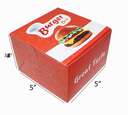 Burger Box 5x5x3 Inch (Pack Of 100)