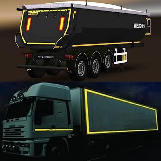 Kansuee Retro Reflective Radium Tape, Size 2 Inch 48mm x 22 Meter White Colour (Pack of 1)