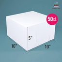 Cake Box Duplex White 7x7x4 Inch (Pack Of 100)