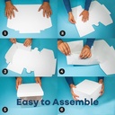 Cake Box Duplex White Size 7x7x4 Inch For 400gm Cake (Pack Of 100)