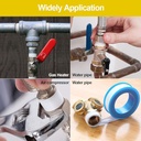 Kansuee Teflon Tape,  PTFE Thread Seal Tape 12.5mmx0.35, 10 Meter-Pack Of 10