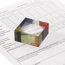 Kebica Cuboid Shape Acrylic Paper Weight Multi Color (No.10)