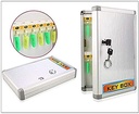 Kebica Aluminium Key Box, 24 Slots Key Stand, Size 12.5x8.25x2.5 Inch   (No.1024)