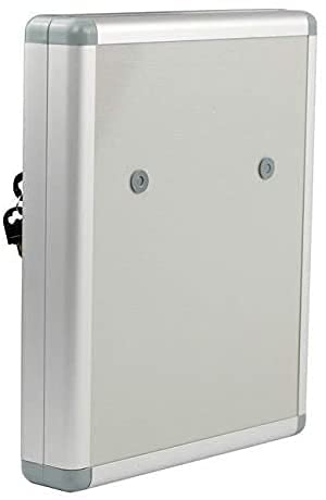 Kebica Aluminium Key Box, 24 Slots Key Stand, Size 12.5x8.25x2.5 Inch   (No.1024)