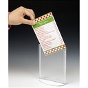 Kebica Appointment Stand, Oval Base Sign Holder Double Sided, Size A6 (6x4) Pillar Stand