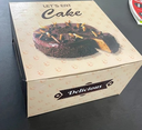 Cake Box Multi Printed Size 10x10x5 Inch, For 1kg Cake (Pack Of 50)