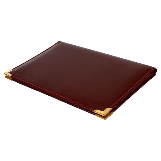 Kebica Leather Hotel Bill Folder Big 6x9