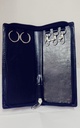 Kebica Leather Key Purse 4x3.5 Inch, 6 Hooks Key Holder Black Colour (No.220)